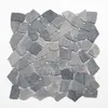 Mosaik Fliese Marmor Naturstein grau anthrazit - schwarz Produktbild-Vorschau 1