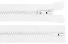 1 Reißverschluss 2-Wege 5mm 65 cm teilbar Autolock Doppelzipper weiß Produktbild-Vorschau