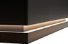 Sideboard mit 3 Türen - Mit LED-Beleuchtung - MDF - Schwarz Produktbild-Vorschau 6