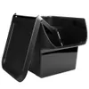 A black plastic storage container with a lid is shown against a white background. Anteprima dell’immagine prodotto