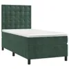 Boxspringbett mit Matratze & LED Dunkelgrün 90x200 cm Samt Produktbild-Vorschau 3