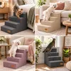 MILLYBO Hundetreppe aus Cord – Haustiertreppe für Hunde & Produktbild-Vorschau 9