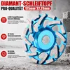 Staubschutz mit 3×125 mm Diamant-Schleiftopf & 4 Produktbild-Vorschau 2