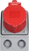 CEE-Kombi-Wanddose McPower 1x Schutzkontakt 1x CEE 16A IP44 Produktbild-Vorschau 3