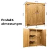 Wiltec Gartenhaus mit 2-flügelige Tür 1350x500x1540mm aus Produktbild-Vorschau 3