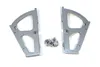 Two metal hinges and a small bag of screws are laid out on a white background. Produktbild-Vorschau