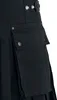 Black Premium by EMP Herren schwarzer Kilt mit aufgesetzter Produktbild-Vorschau 3