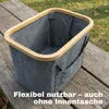 2-in-1 Picknicktasche mit Kühltasche & Bambusdeckel, ca. Produktbild-Vorschau 4