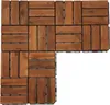 BURI 1qm Holzfliesen Balkonfliesen kleine Kacheln 30x30 cm Produktbild-Vorschau 8