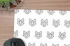 MuchoWow® Mauspad Mousepad Fuchs - Muster - Formen 23x19 cm Produktbild-Vorschau 2