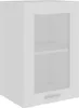 vidaXL Wisząca szklana szafka biała 40x31x60 cm materiał Podgląd zdjęcia produktu 4