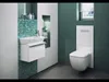 TECElux WC-Betätigungsplatte manuell, Glas weiß, Tasten Produktbild-Vorschau 7