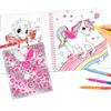 Depesche Ylvi Malbuch mit Einhorn Pailletten Produktbild-Vorschau 4