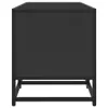 vidaXL Szafka pod TV czarna 100x35x41 cm materiał Podgląd zdjęcia produktu 5