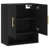 vidaXL Wandschrank Schwarz 60x31x70 cm Holzwerkstoff Produktbild-Vorschau 6