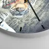 Wanduhr - Rund - Glasuhr - Indien stein tiger wild - Produktbild-Vorschau 5