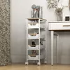 Wózek kuchenny HOMCOM z 5 półkami i 4 wysuwanymi Podgląd zdjęcia produktu 8