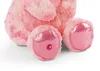 A close-up view of the feet of a pink plush toy. Produktbild-Vorschau