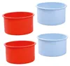 4 Stück 4 Zoll Silikon Backform, Silikon Kuchenform Rund Produktbild-Vorschau 1