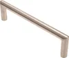 Möbelgriff BA 128mm, Küchengriff aus gebürstetem Edelstahl, Produktbild-Vorschau 1