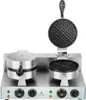 Doppelte runde Waffelmaschine TEFLON, Waffeln Ø 18,5 cm Produktbild-Vorschau 2