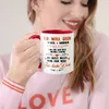 Tasse mit Herz-Henkel Liebes-Spruch Ich will dich heute Produktbild-Vorschau 5