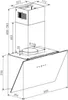 A technical drawing of a kitchen hood with dimensions indicated. Produktbild-Vorschau