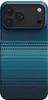 A close-up view of the back of a smartphone case with a textured blue pattern. Anteprima dell’immagine prodotto