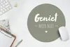 MuchoWow® Mauspad Mousepad Sprichwörter - Genieße nicht - Produktbild-Vorschau 5