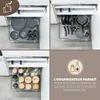bremermann Panier coulissant pour armoire, lot de 2, 50 cm, Voir les images du produit 4