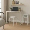 Harbour Housewares Stapelhocker aus Metall – Mattweiß – Produktbild-Vorschau 5
