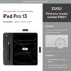 Zugu Case Hülle iPad Pro 13" (M4-M5) – Verstellbarer Produktbild-Vorschau 2
