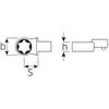 Einsteckwerkzeug 732TX/10 E 12 SW E12 9x12mm CR-A-STA Produktbild-Vorschau 2