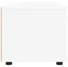 vidaXL TV-Schränk 100 x 48 x 43 cm Weiß Holzwerkstoff Produktbild-Vorschau 7