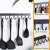 Gewürzregal Wand ohne Bohren 2er Set Edelstahl Schwarz 35 x Produktbild-Vorschau 5