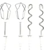 Four different mixer attachments for an electric hand mixer are displayed against a white background. Produktbild-Vorschau
