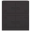 vidaXL Sideboard noir 67x39x73 cm acier Voir les images du produit 6