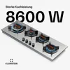 Klarstein Goldflame 4 Slim Gaskochfeld, 4 Messingbrenner, Produktbild-Vorschau 2