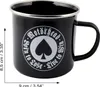 Taza de esmalte Motörhead, diseño "Born To Lose" Vista previa de la imagen del producto 6