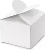 Boîtes blanches en forme de coeur 6x5x6cm 10 pièces - Voir les images du produit 1
