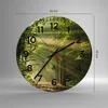Wanduhr - Rund - Glasuhr - Wald Baum Natur - 30x30cm - Produktbild-Vorschau 3