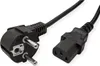VALUE Netzkabel, CEE7/7-Stecker & IEC-Buchse gerade, Produktbild-Vorschau 1