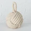 Türstopper Zuber Jute Textil H/Ø 23/15 cm creme braun natur Produktbild-Vorschau 5