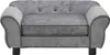 vidaXL Pohovka pre psov šedá 72x45x30 cm Plyš Náhľad obrázku produktu 4