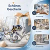 Oktopus Glas handgemacht, Kraken Weinglas ohne Stiel im Produktbild-Vorschau 2