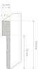 2,50 m | Sockelleiste Topline Profil uni weiss Produktbild-Vorschau 6