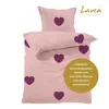Lavea Emilia Kinder Bettwäsche Set 135x200 cm + 80x80 cm - Produktbild-Vorschau 4