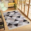 Tapiso Teppich AZTECA modern Fransen beige creme grau Produktbild-Vorschau 2
