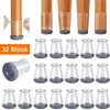 Möbelgleiter 23x30 mm – 32 Stück Filz-Silikon-Pads für Produktbild-Vorschau 1