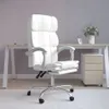 The Living Store Bürostuhl mit Liegefunktion Weiß Produktbild-Vorschau 1